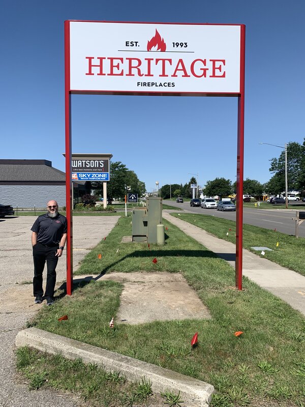 Heritage Commercial Pylon Signs in Grand Rapids, MI
