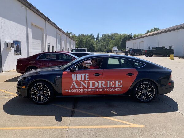 Vote Andree Vinyl Car Wraps in Grand Rapids, MI