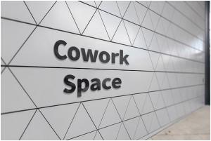 Cowork Space Lobby Signage for Business