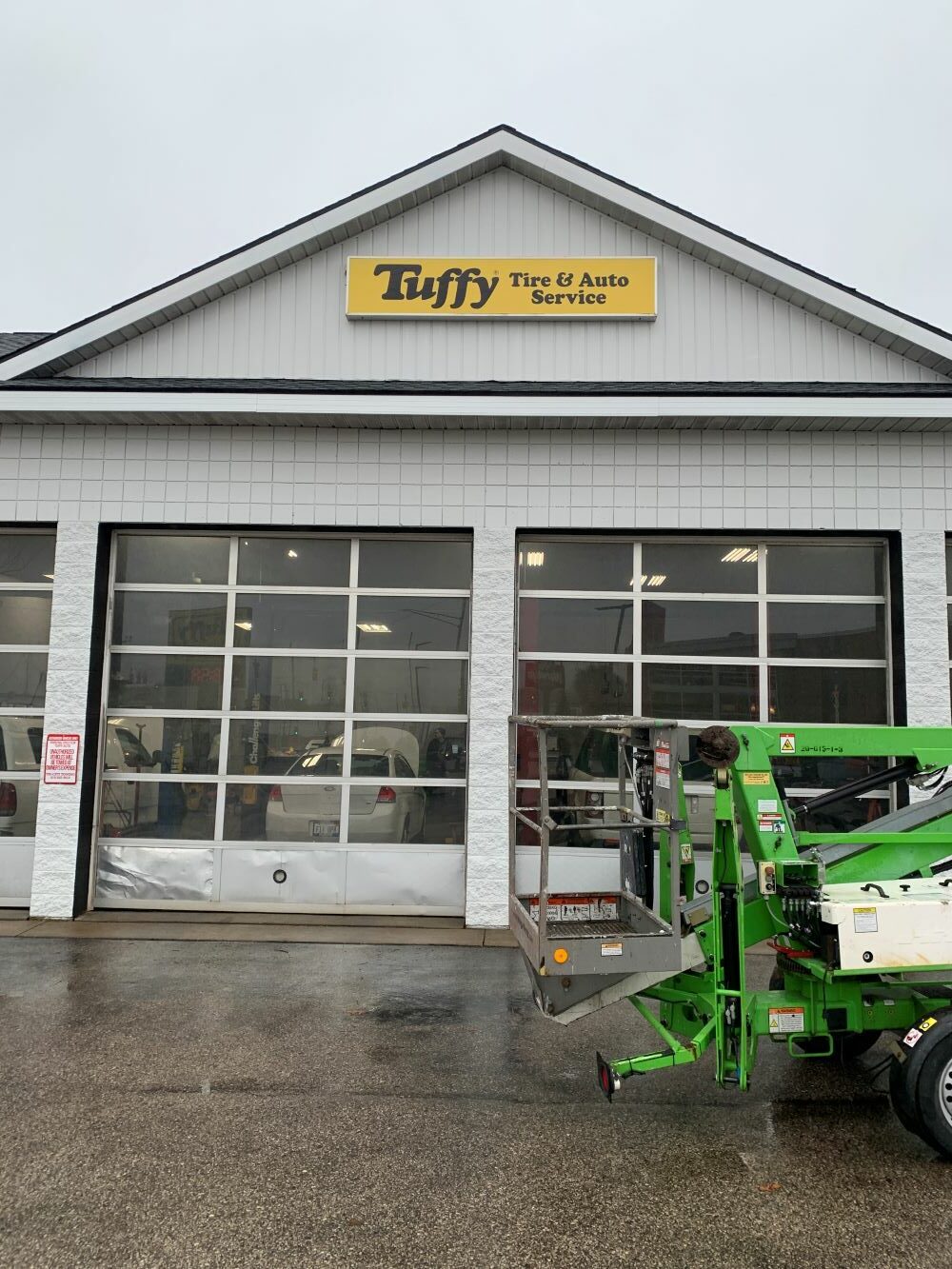Tuffy Cabinet Signs Made by Fresh Coast Signs & Graphics in Grand Rapids, MI