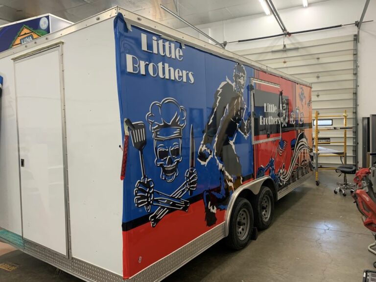 Little Brothers Trailer Wraps Made by Fresh Coast Signs & Graphics in Grand Rapids, MI