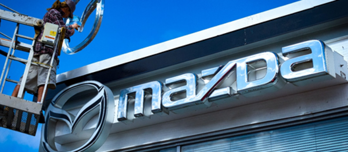 Mazda Custom Business Signs